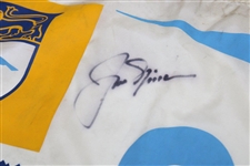 Champion Jack Nicklaus Signed 1973 PGA Championship Tournament Used #2 Flag - Record 12th Major JSA ALOA
