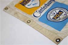 Champion Jack Nicklaus Signed 1973 PGA Championship Tournament Used #2 Flag - Record 12th Major JSA ALOA