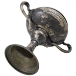 Jerome Travers' Sterling Silver 1907 Governors Cup at Montclair GC Trophy with Travers Family COA