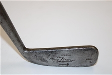 Unique Tom Morris Tom Stewart Brass Face Hickory Shaft Putter
