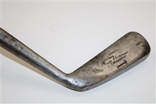 Unique Tom Morris Tom Stewart Brass Face Hickory Shaft Putter