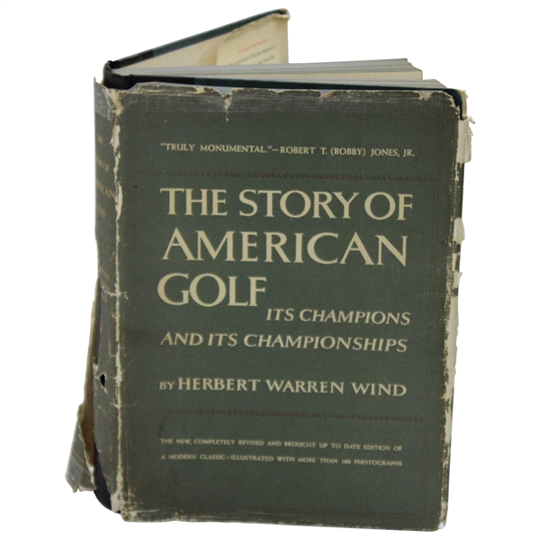 The Story Of American Golf First Edition Signed By Herbert Warren Wind JSA ALOA 