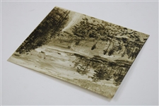 c.1931 Augusta National Golf Club Original Photo of 2nd Fairway & 5th Green Construction