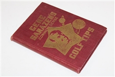 1924 'Gene Sarazen's Common Sense Golf Tips' 1st Ed Book by Gene Sarazen