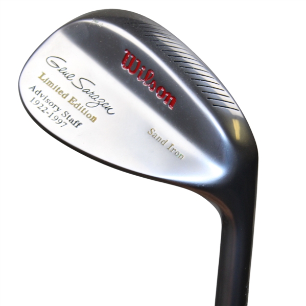 Gene Sarazen Ltd Ed Advisory Staff 1922-1997 Sand Iron - Issued to Gene #GS-001/300