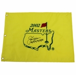 Jack Nicklaus Signed 2002 Masters Embroidered Flag with Years Won JSA ALOA