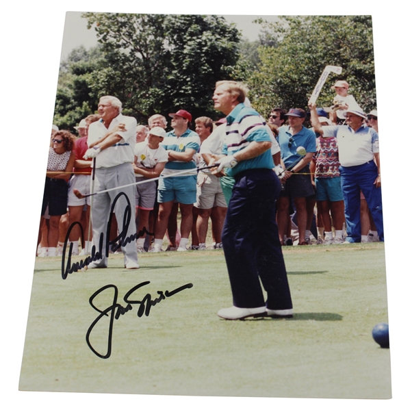 Palmer And Nicklaus Signed Photo JSA ALOA