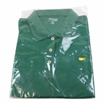 Masters Tournament Tech Pine Green Golf Shirt in Original Packaging - Size 1X
