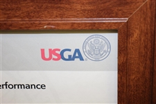 2013 USGA Award Plaque For Excellence Given To The PGA Center For Learning & Performance