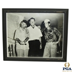 Bing Crosby and Dean Martin Vintage Black And White Photo