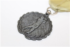 1956 & 1961 Journal Games Golf Medals with Bar Pin & Ribbons - Silver & Bronze Colored