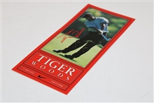 Rare Tiger Woods - Nike Ltd Ed First Tiger Woods Victory Scorecard - Issued to Campers Circa 1996