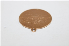 Jock Hutchison’s 1918 Pittsburgh Field Club Red Cross 10k Gold Winners Medal