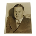 1929 Bobby Jones Close Portrait Underwood Press Photo
