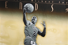 Tiger Woods, Muhammad Ali & Michael Jordan Signed 'Legends of Sport' Collage Framed #115/500 UDA #BAK33972