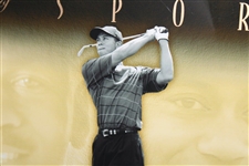 Tiger Woods, Muhammad Ali & Michael Jordan Signed 'Legends of Sport' Collage Framed #115/500 UDA #BAK33972