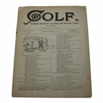 1893 Golf Weekly Record Of De Royal and Ancient" Game - No. 157. Vol. VII