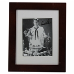 Arnold Palmer Signed Coast Guard Uniform w/Trophies Magazine Page - Framed JSA #VV01814