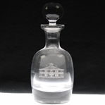 Augusta National Golf Club Clubhouse Large Glass Decanter with Stopper