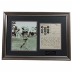 Harry Vardon Signed 1920 Letter w/Photo & Histories Only 6 Time British Open Champion Nameplate JSA ALOA