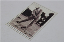 Ben Hogan Facsimile Signed Golf Card