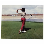 Seve Ballesteros Signed Original Post-Swing Photo JSA ALOA