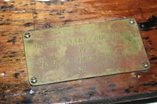 Babe Zaharias' Best Blast Personal Rattlesnake Skin Mount w/Shell Casing