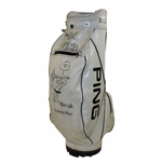 Caddyshacks Dan Resin Movie Used Johnny Hart Illustrated Ping Golf Bag w/Movie Lobby Sheet