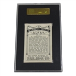 Bobby Jones 1935 J.A. Pattreiouex Sporting Events & Stars Golf Casd #19 SGC EX 5.5 70