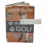 Byron Nelson Signed 1946 Winning Golf Book JSA ALOA