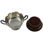 1934 Eastward Ho! Golf Club Warth Challenge Sterling Silver Trophy With Wooden Base