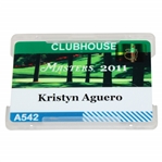 2011 Masters Tournament Clubhouse Badge #A542 Kristyn Aguero