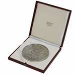 Old Tom & Young Tom Morris Silver Medallion in Original Case