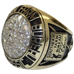 2003 Southern Farm Bureau Classic 14k Gold & Diamond Champions Ring Won by John Huston