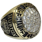 2003 Southern Farm Bureau Classic 14k Gold & Diamond Champions Ring Won by John Huston