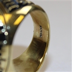 2003 Southern Farm Bureau Classic 14k Gold & Diamond Champions Ring Won by John Huston