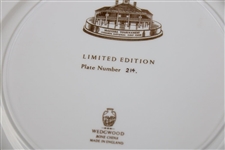 Augusta National GC Member Clubhouse Wedgwood Bone China Ltd Ed Plate #214