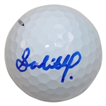 Sahith Theegala Signed TaylorMade Logo Golf Ball JSA ALOA