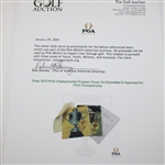 Final 1973 PGA Championship Program Cover Art Submitted & Approved for PGA Championship