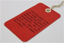 1951 Masters Tournament Fourth Round Sunday Ticket #5831 - Ben Hogan Winner - Top Condition