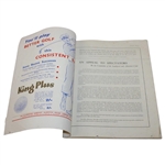 1933 Ryder Cup at Southport & Ainsdale Course Official Souvenir Program