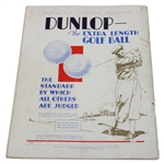 1933 Ryder Cup at Southport & Ainsdale Course Official Souvenir Program