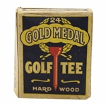 Gold Medal Hard Wood Golf Tees (5) in Original Box