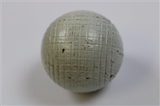 c. 1890 Thornton 27 Super B Golf Ball from Frank Hardison Collection - Excellent Condition