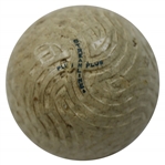 c. 1935 Burbank Swirl Streamline Plus by Stowe & Woodward Golf Ball 