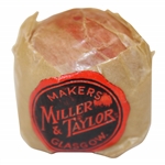 Makers Miller & Taylor Glasgow Golf Ball in Original Red & Black Logo Wrapper