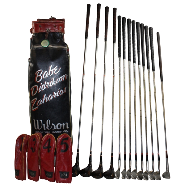 Babe Zaharias' 1954 US Open Winning Wilson Staff Irons, Woods & Putter - Greatest Victory