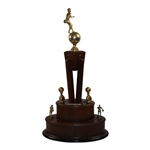 Babe Zaharias' 1953 Tampa Golf & CC Mixed Doubles Inv. Championship Bowling Trophy