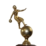 Babe Zaharias' 1953 Tampa Golf & CC Mixed Doubles Inv. Championship Bowling Trophy