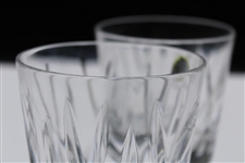 Two (2) Augusta National Golf Club Glass Masters Logo Rocks Glasses - Handmade in Ireland